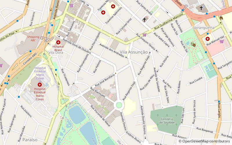 Parque Central de Santo André location map