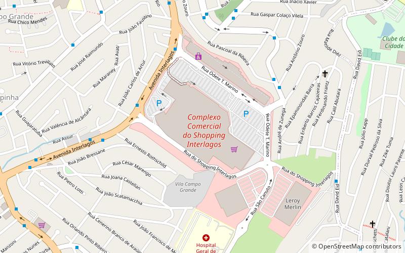 Shopping Interlagos location map