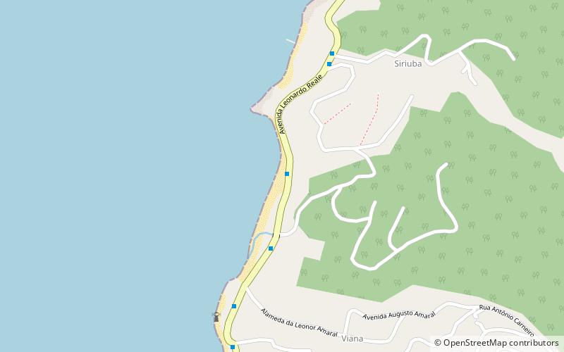 praia da siriuba ilhabela location map