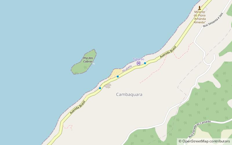 praia das pedras miudas ilhabela location map