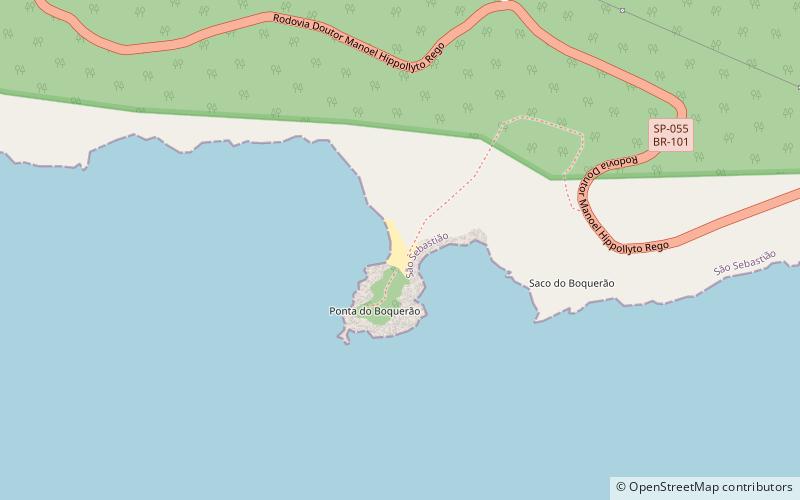 praia calhetas sao sebastiao location map