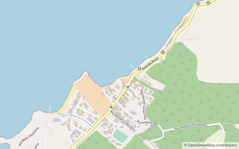 praia do portinho ilhabela location map