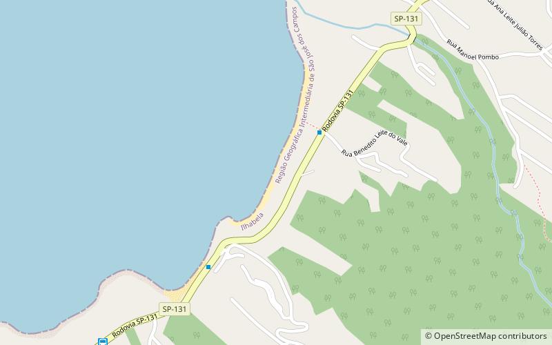 curral beach ilhabela location map