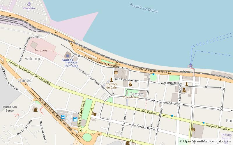 museu do cafe santos location map