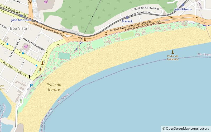 Praia do Itararé location map