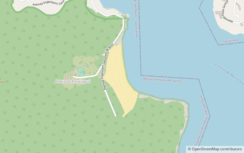 praia parnapua sao vicente location map