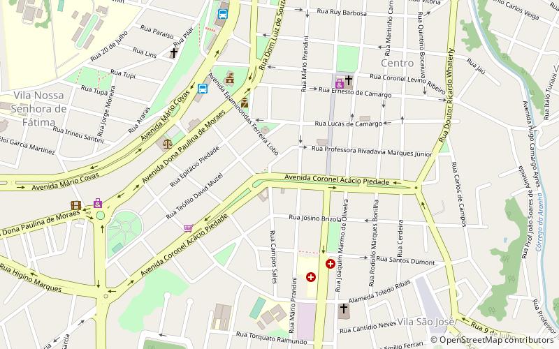 Itapeva location map