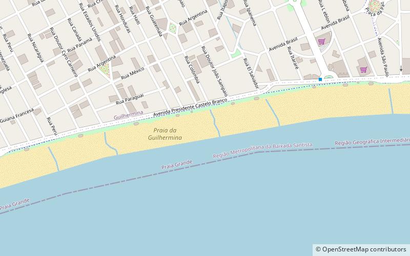 Praia da Guilhermina location map