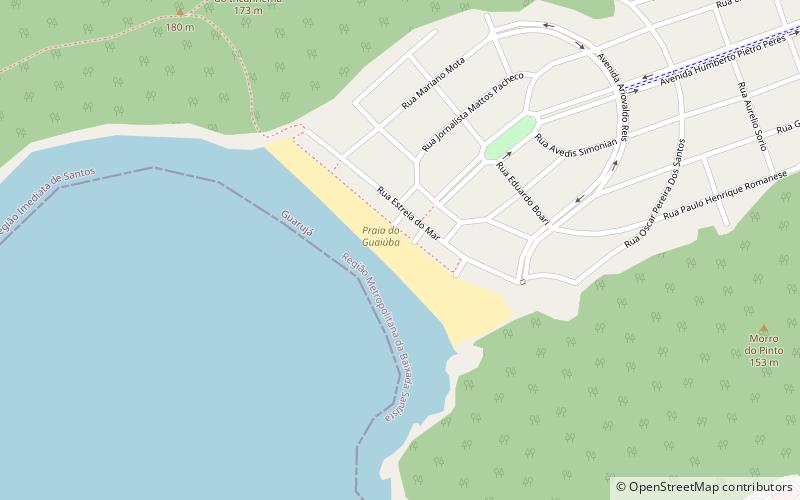 praia do guaiuba guaruja location map