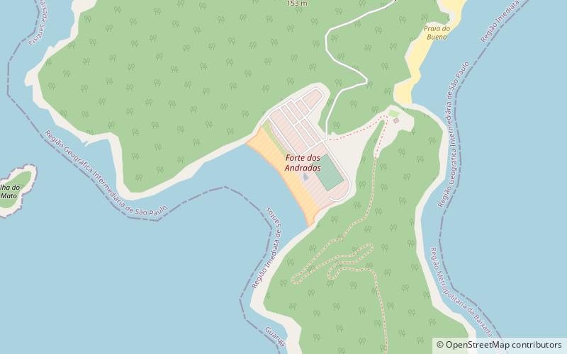 praia do forte guaruja location map