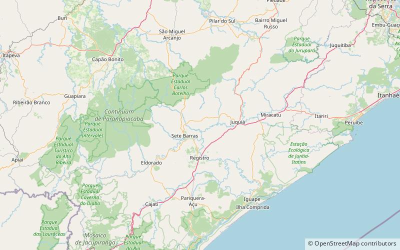 Serra do Mar Environmental Protection Area location map