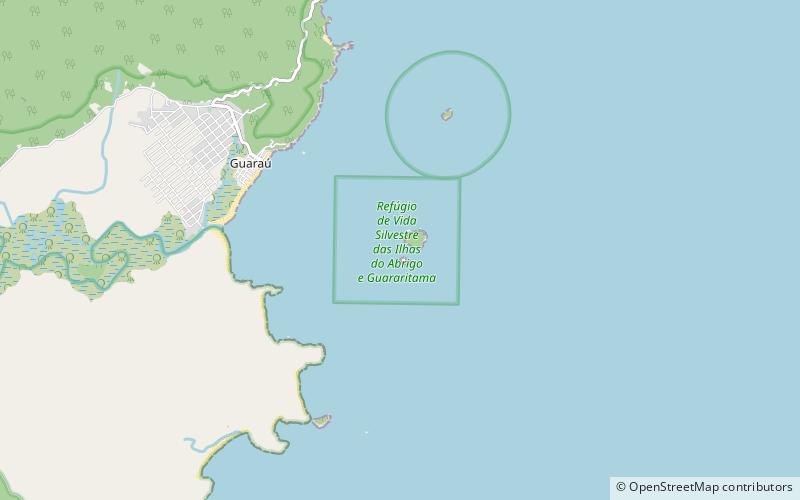 Ilhas do Abrigo e Guararitama Wildlife Refuge location map