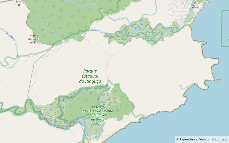 Itinguçu State Park location map