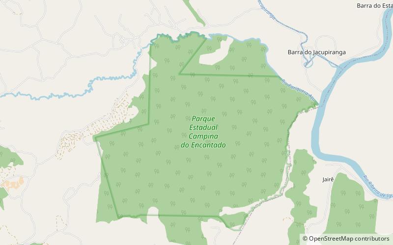 fogo da campina campina do encantado state park location map