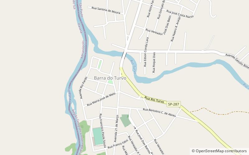 barra do turvo location map