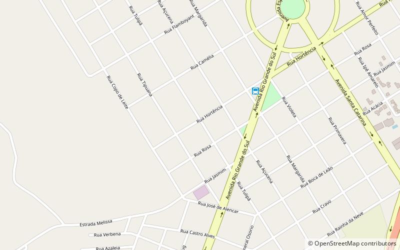 Corbélia location map