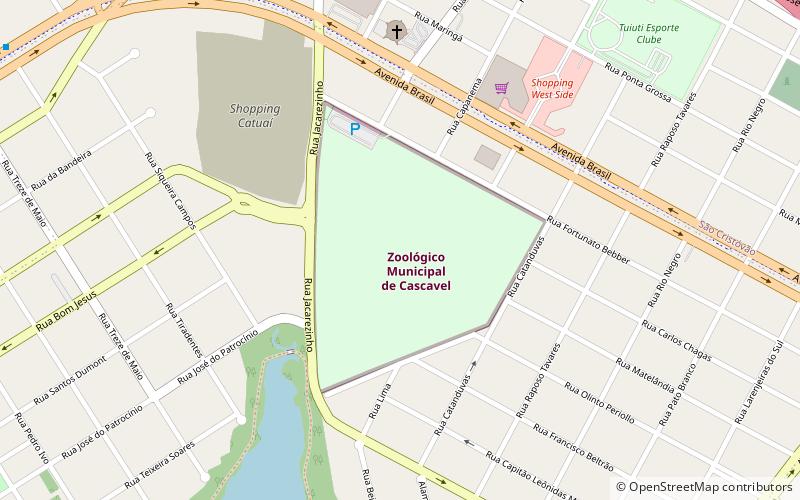 danilo jose galafassi municipal zoo cascavel location map