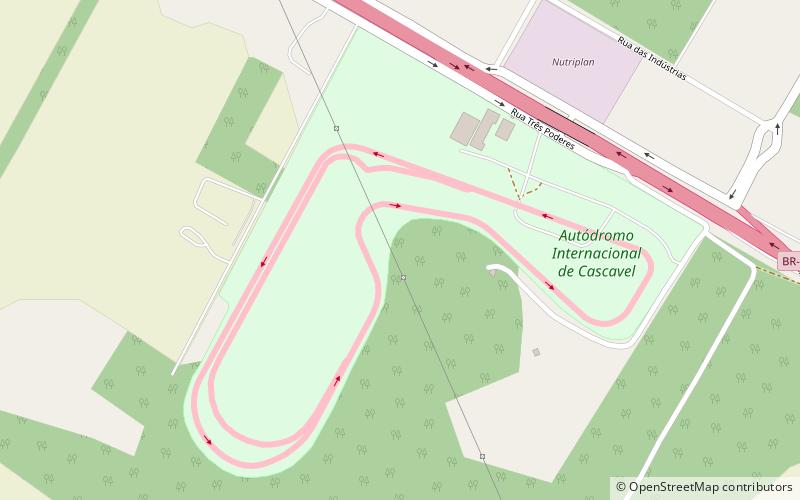 autodromo internacional de cascavel location map