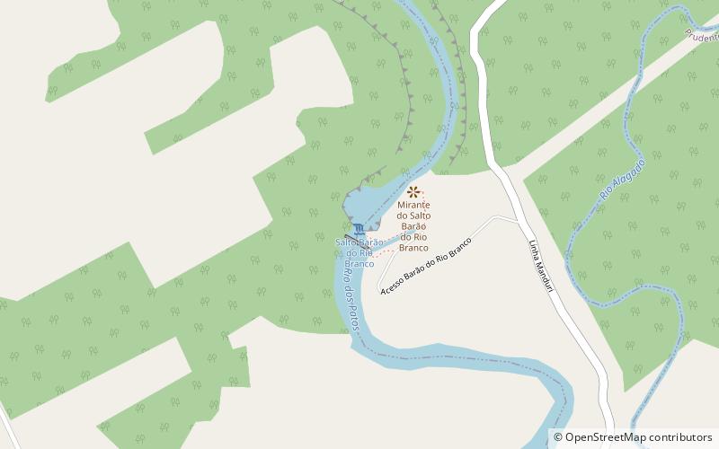 salto barao do rio branco prudentopolis location map