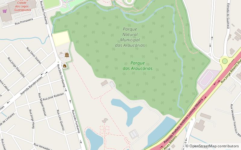 parque das araucarias guarapuava location map