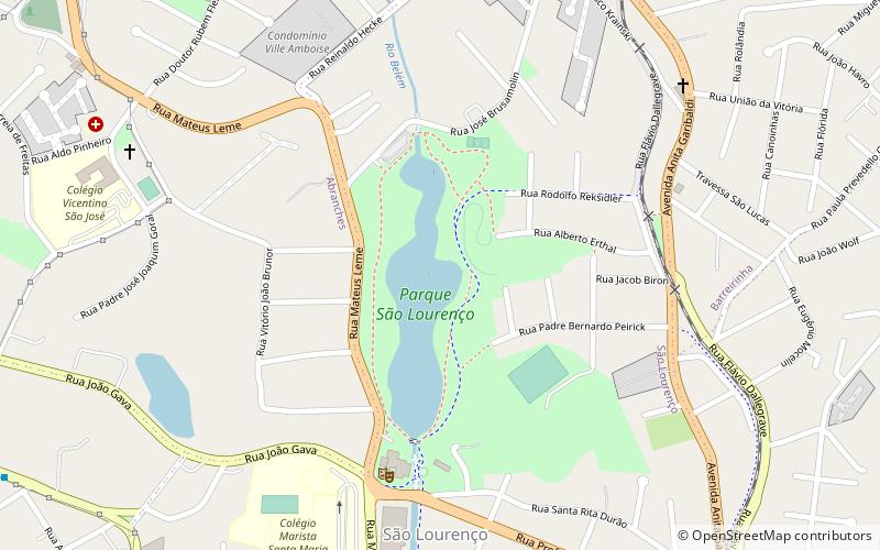 São Lourenço Park location map