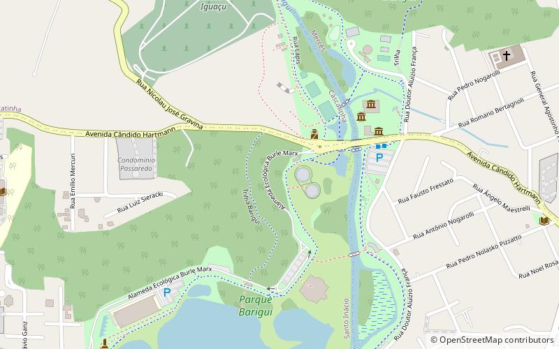 barigui park curitiba location map