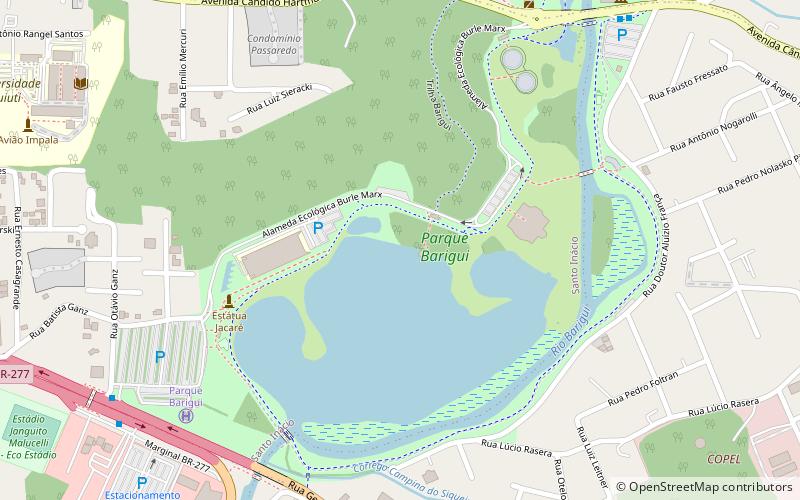 Barigui Park location map