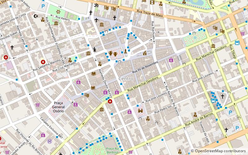 Rua XV de Novembro location map