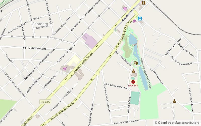 Piraquara location map