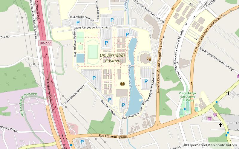 Universidade Positivo location map