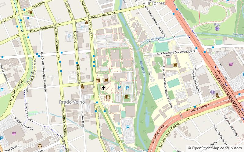 pontificia universidad catolica de parana curitiba location map