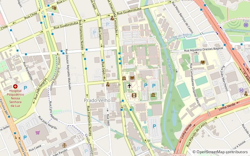 museu universitario pucpr curitiba location map
