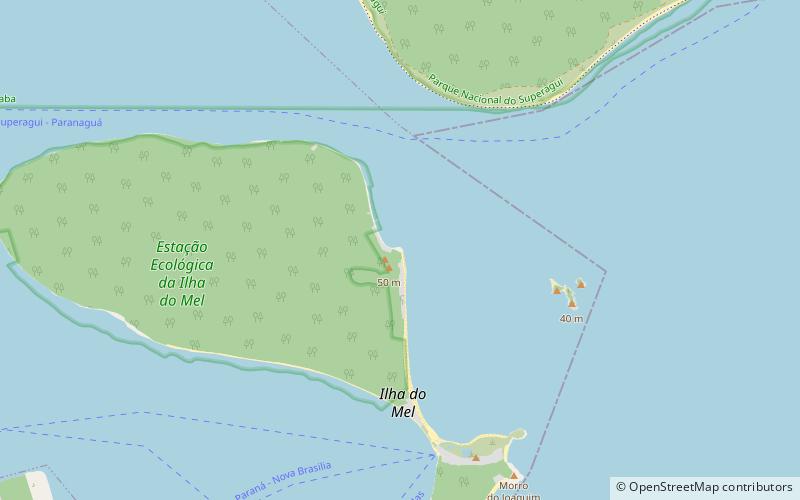 fortaleza ilha do mel location map