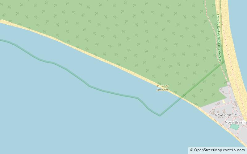 praia do limoeiro cajati environmental protection area location map