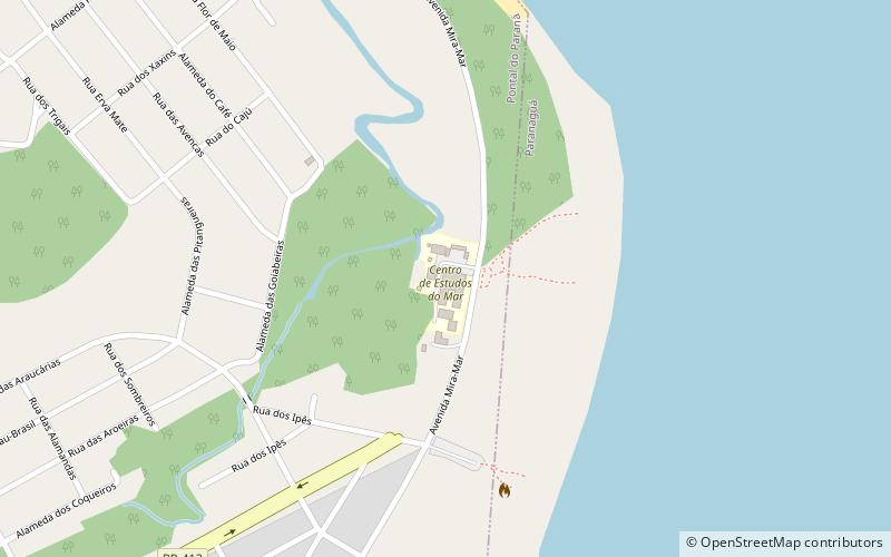 Centro de Estudos do Mar location map
