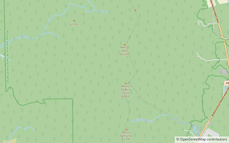 Saint-Hilaire/Lange National Park location map