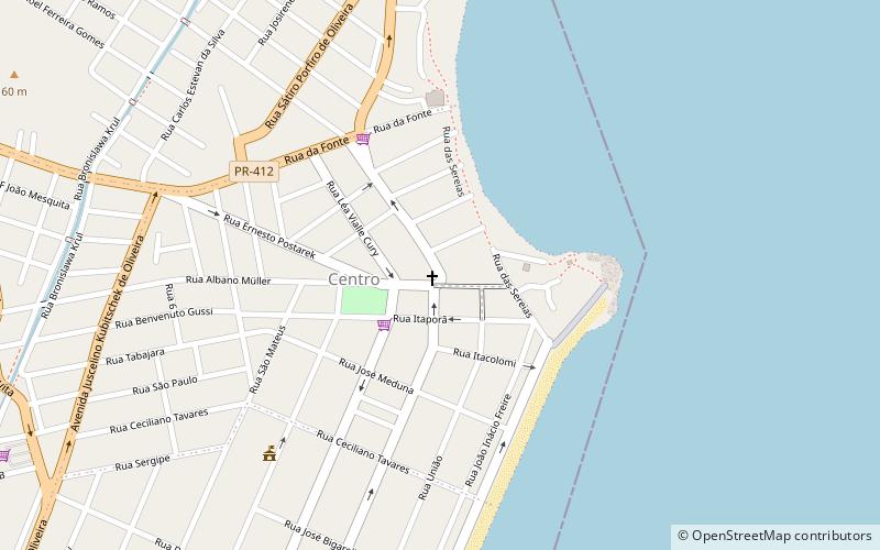 igrejinha de sao pedro matinhos location map