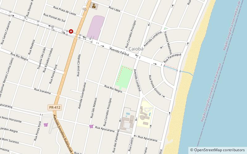 apcef pr sede caioba matinhos location map