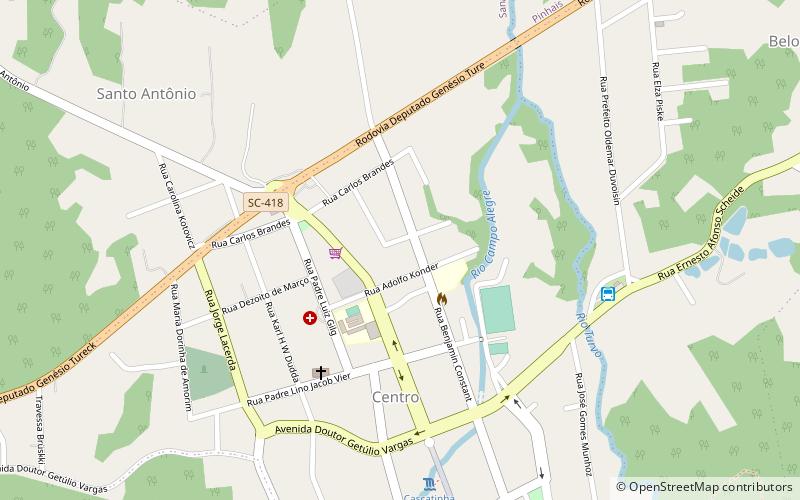Campo Alegre location map
