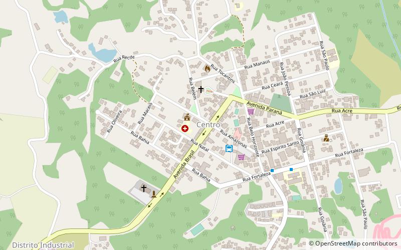 Piên location map