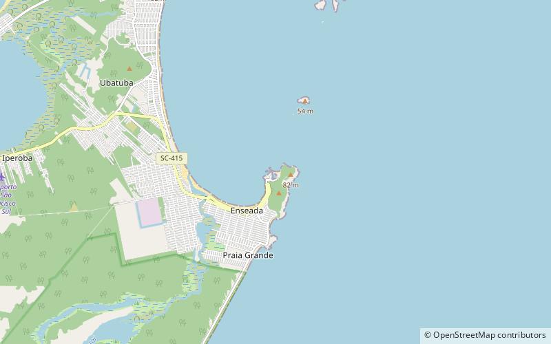praia do molhe sao francisco do sul location map