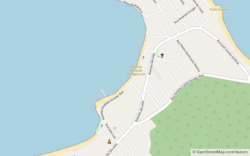 praia da armacao do itapocoroi penha location map