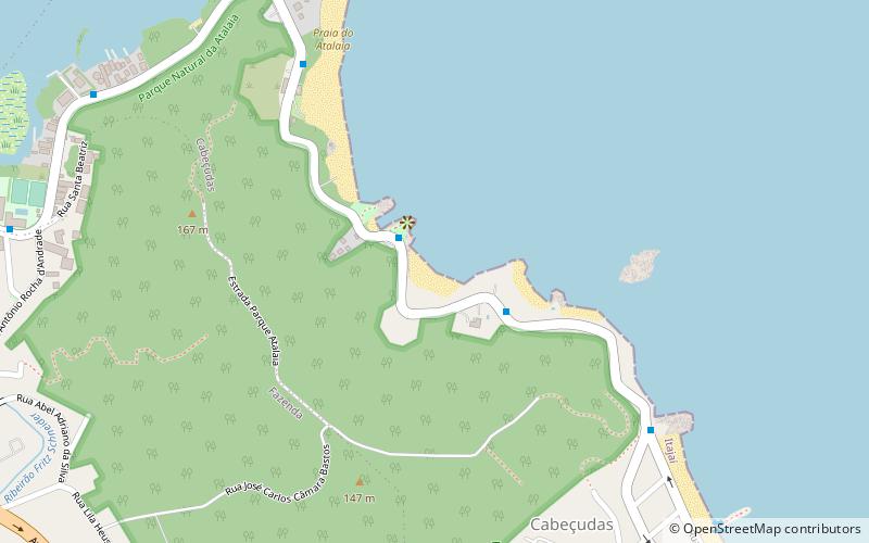 praia do jeremias itajai location map