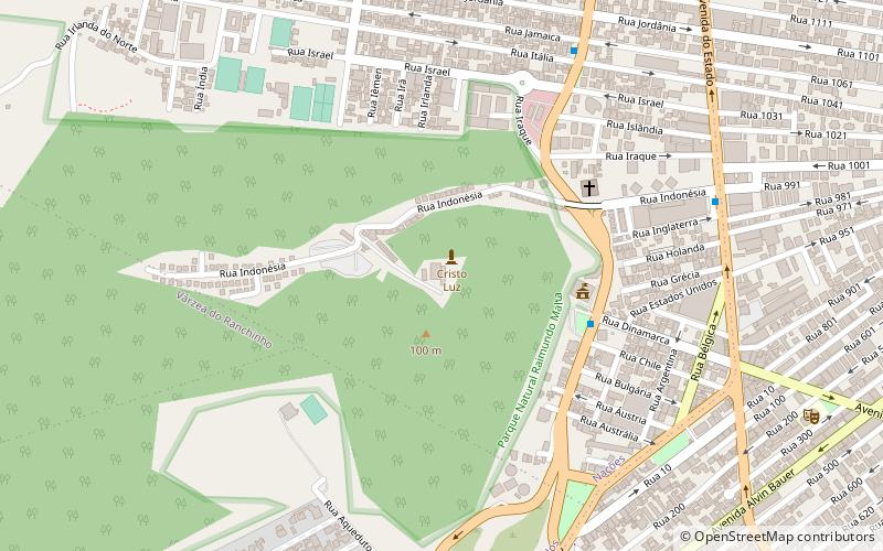 Cristo Luz location map
