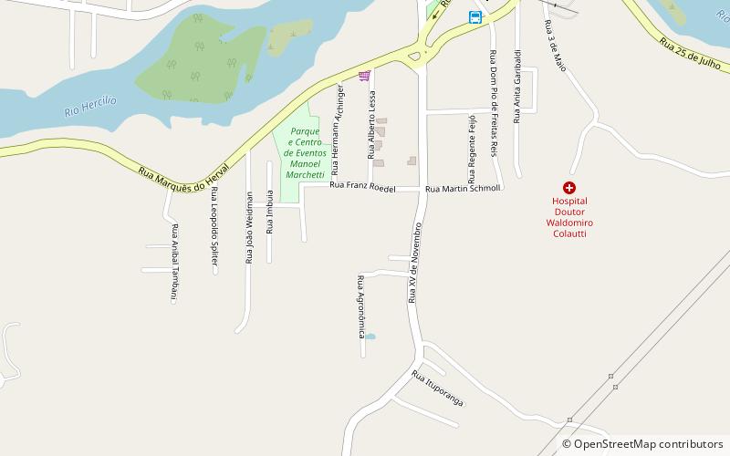 estadio da baixada ibirama location map