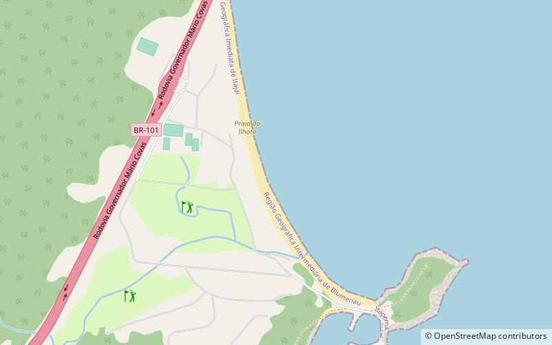 Praia da Ilhota location map
