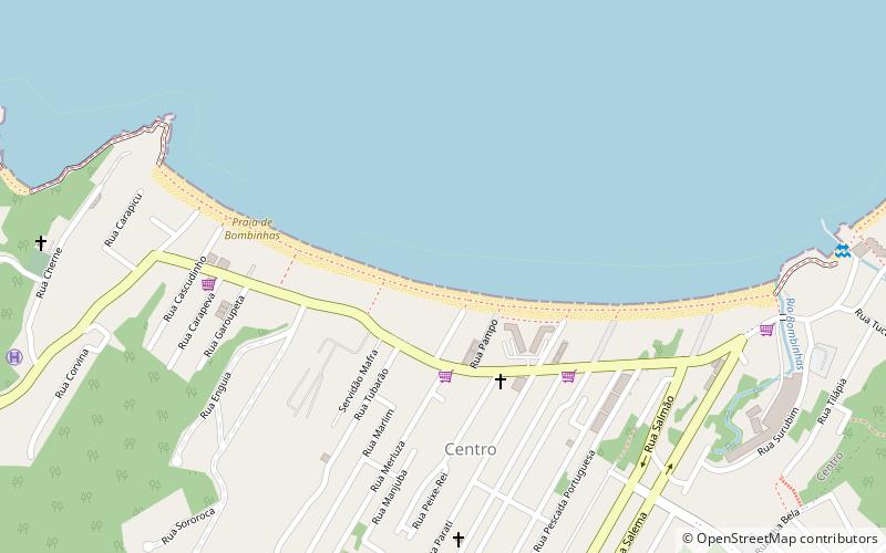 praia de bombinhas location map