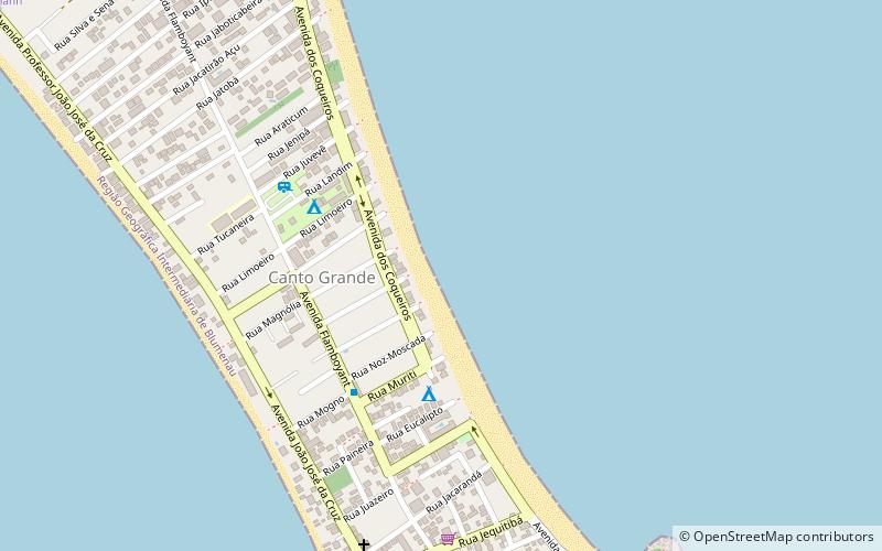 praia de canto grande mar de fora location map