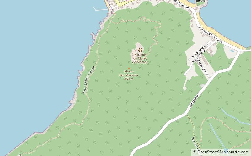 morro do macaco bombinhas location map