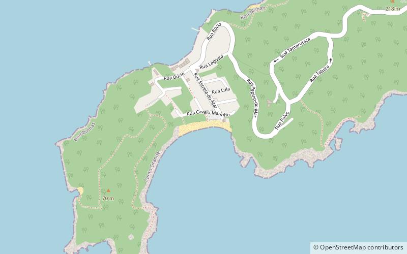 praia da tainha bombinhas location map